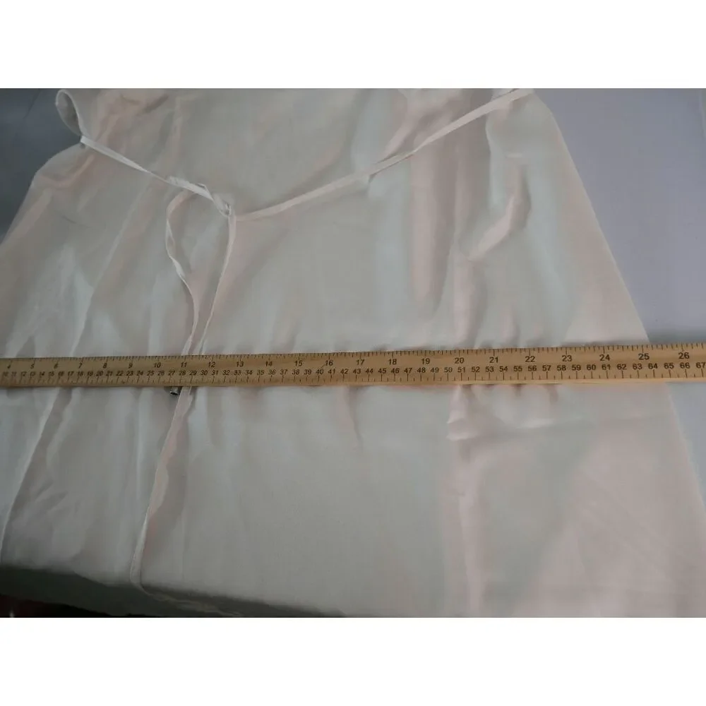 INC Women's Satin Crepe High Halter Neckline Waist Tie Midi Dress Size 16 - Picture 10 of 13